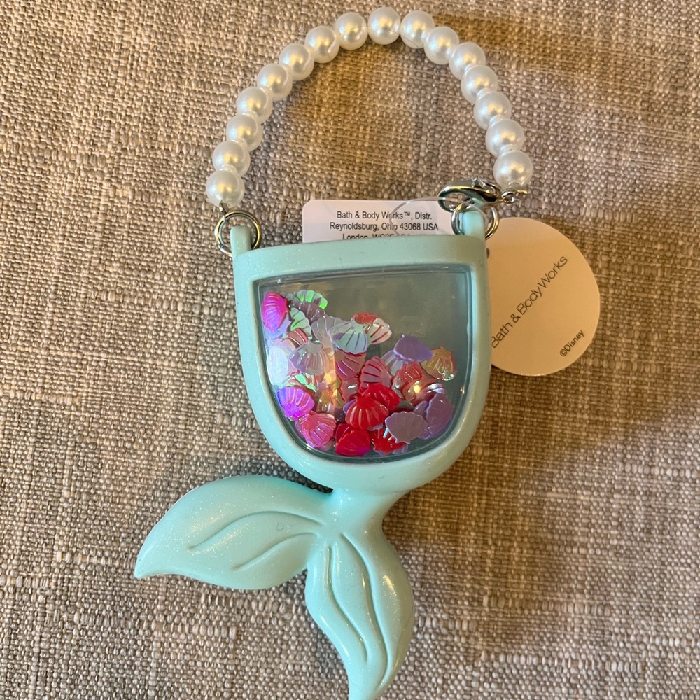 Ariel Pocket bac with Mermaid Tail NEW with Tags Bath and Body Works Princess